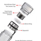 (Gift Box) 350ml Double Wall Heat-Resistant Glass Tumbler /w Tea Options