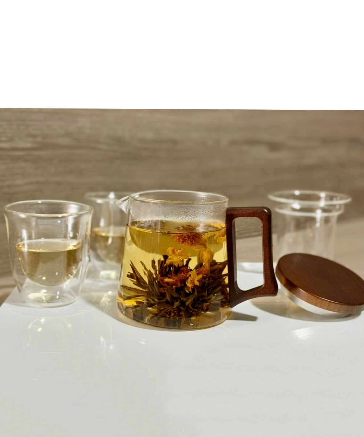 (Gift Box) 500ml Teapot Set w/ Blooming Teaballs