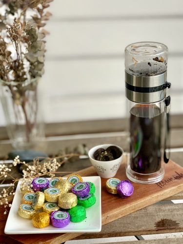 (Gift Box) 450ml Double Wall Heat-Resistant Glass Tumbler /w Tea Options