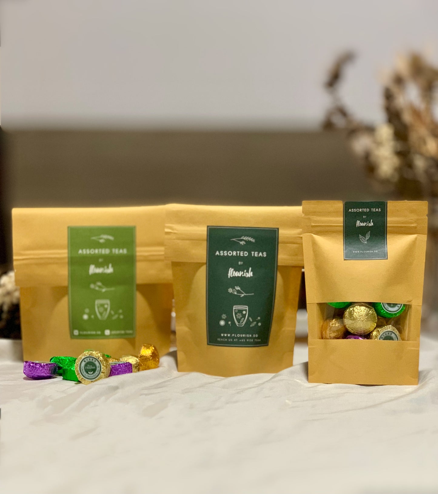 Yunnan Ripe Pu-Erh Tea Assortment (Mini Tea Cake)