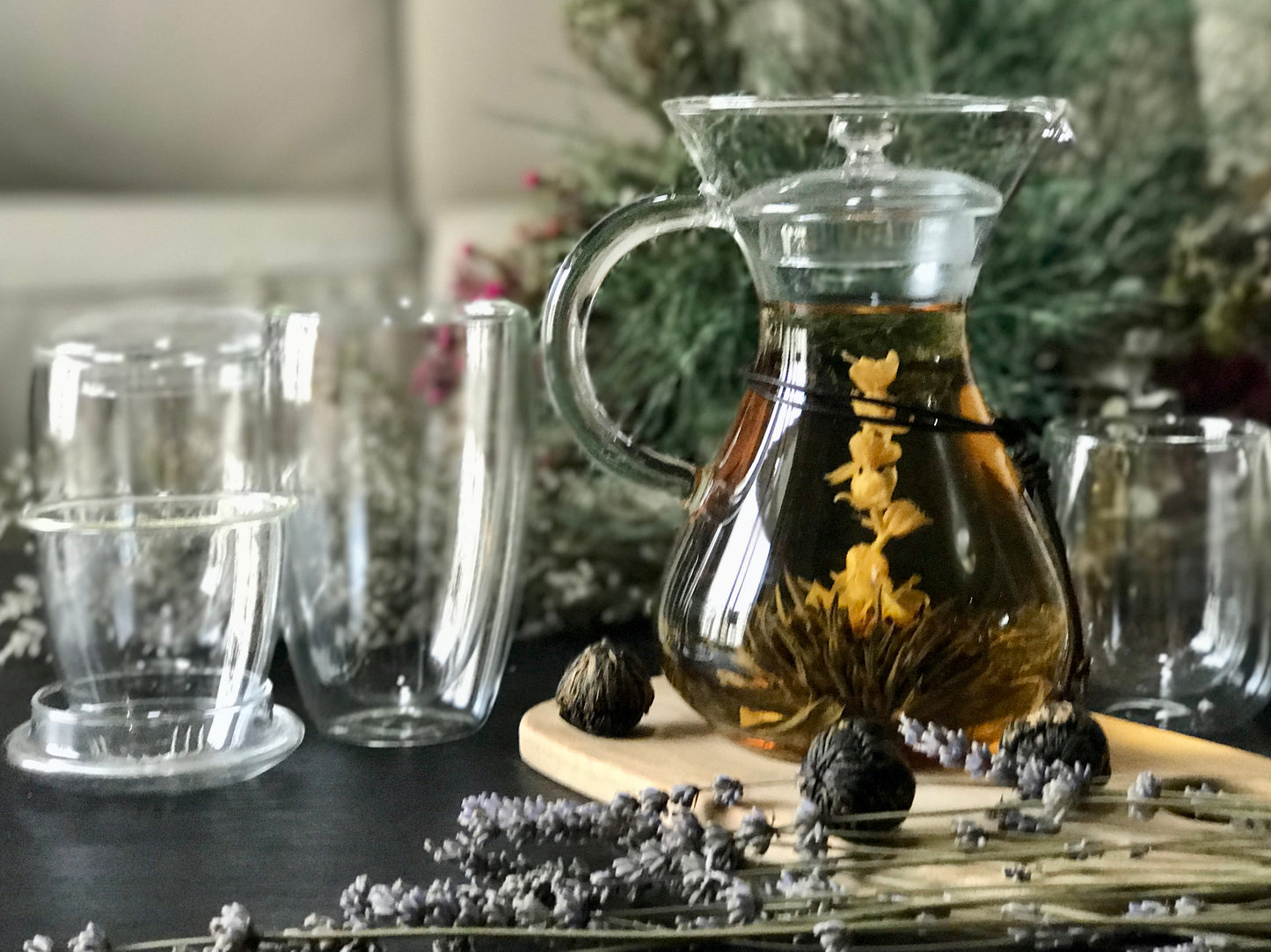 (Gift Box) Coffee/Tea Carafe Bundle w/ Blooming Teaballs