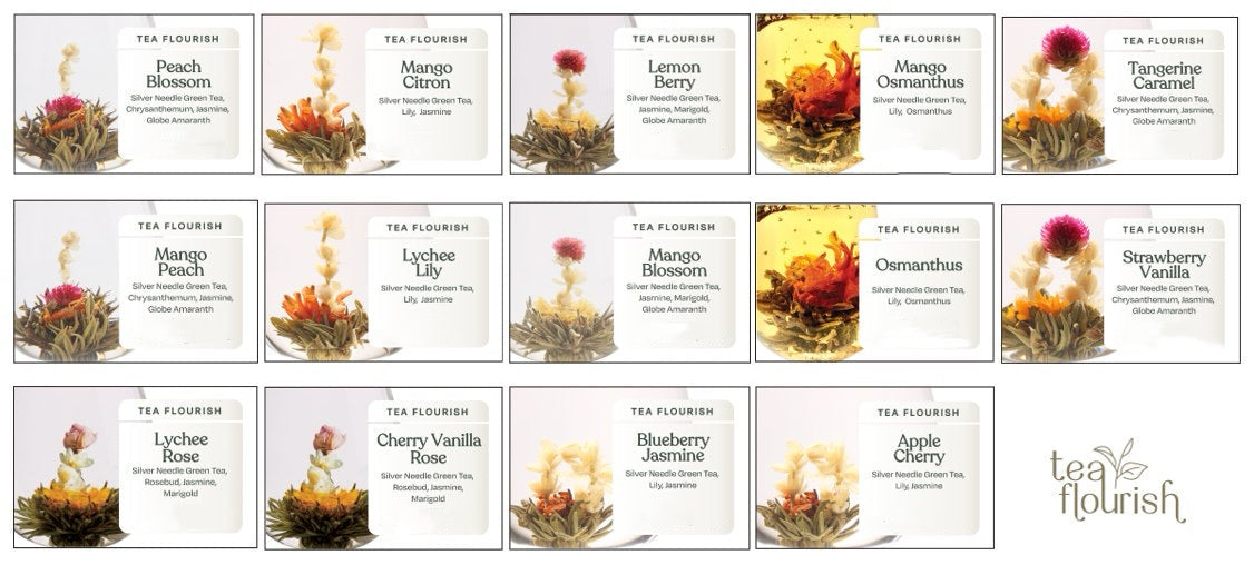 [Christmas Set] Flower Blooming Tea - Pack of 5 or 10 Assortment