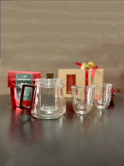 (Gift Box) 500ml Teapot Set  w/ Blooming Teaballs