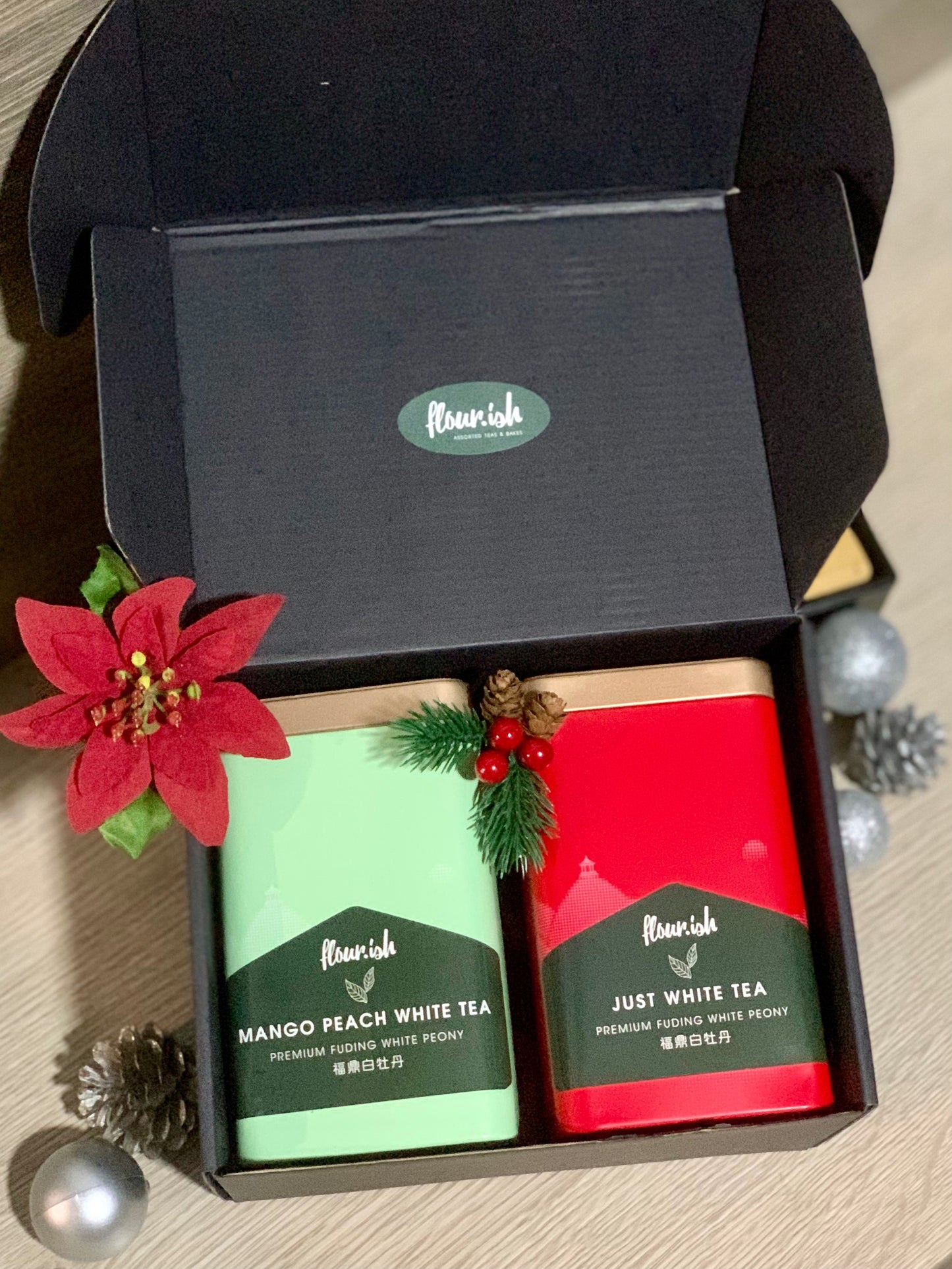 (Gift Box) 2 Tins of Fuding White Peony Tea 福鼎白牡丹